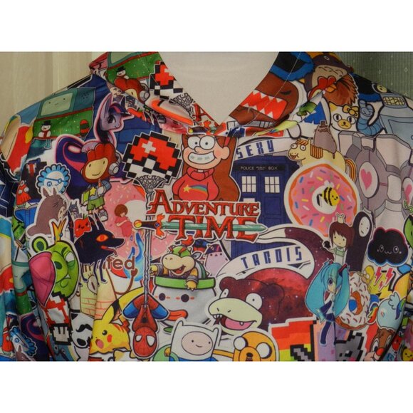 Unbranded size XL stretch blend cartoon sweatshirt hooded unisex long sleeved - Picture 3 of 5